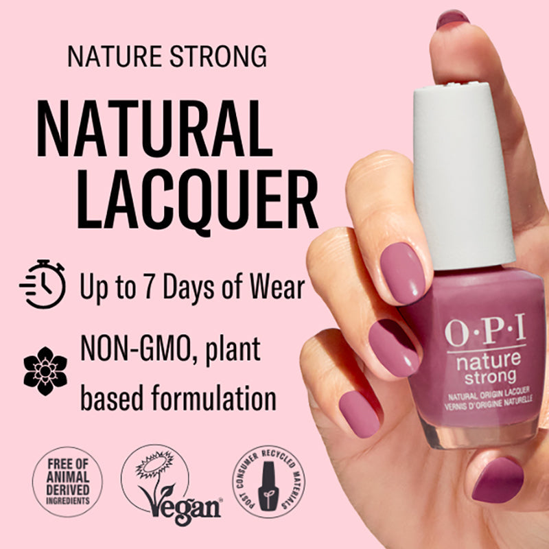 OPI Nature Strong Natural Vegan Nail Polish Achieve Grapeness 15ml