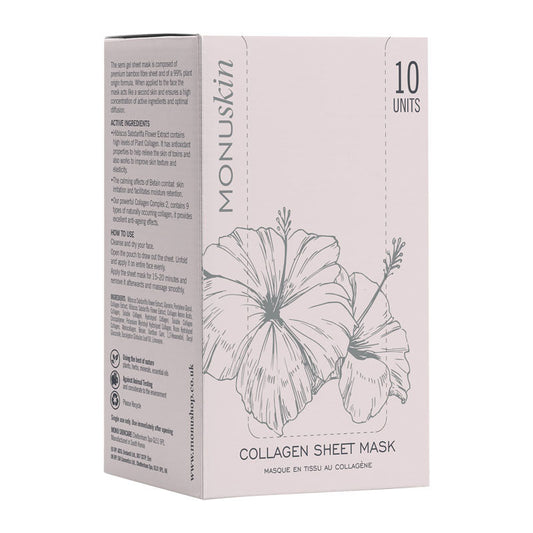 Monuskin Collagen Sheet Mask 18ml Box of 10