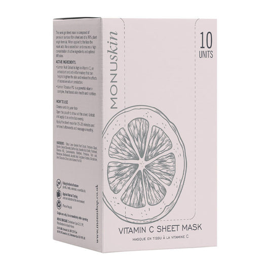 Monuskin Vitamin C Sheet Mask 18ml Box of 10
