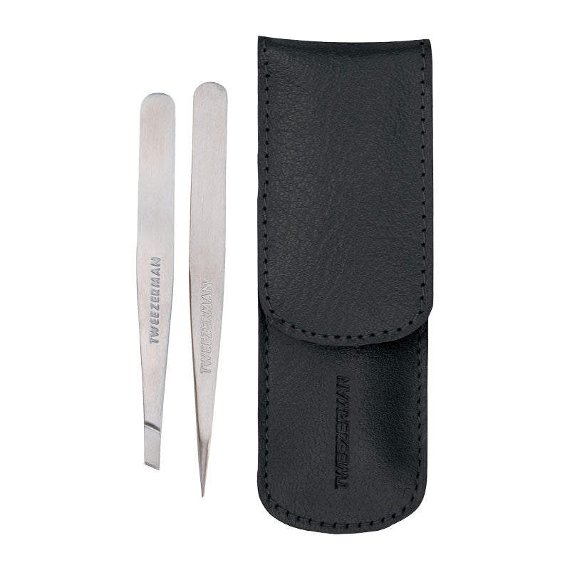 Tweezerman Petite Tweeze Set with Black Case