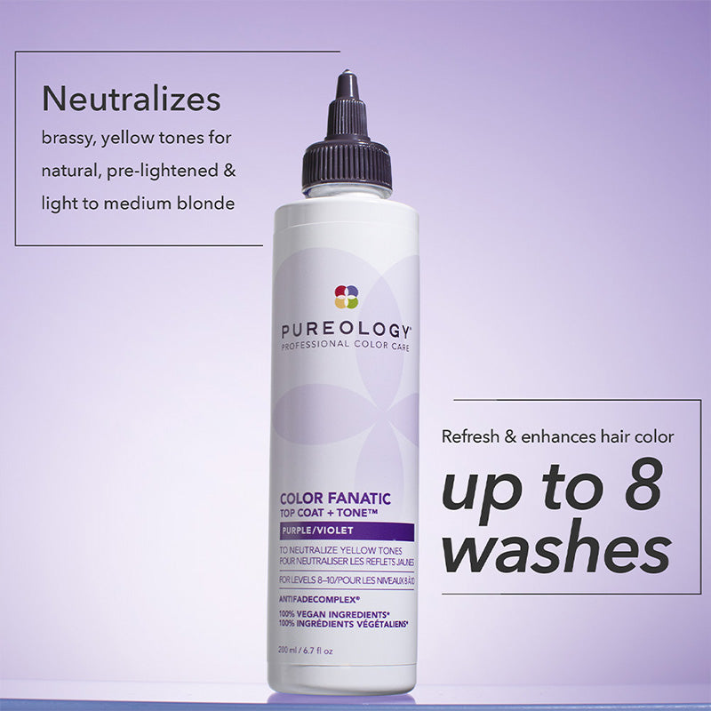 Pureology Color Fanatic Top Coat and Tone Purple 200ml