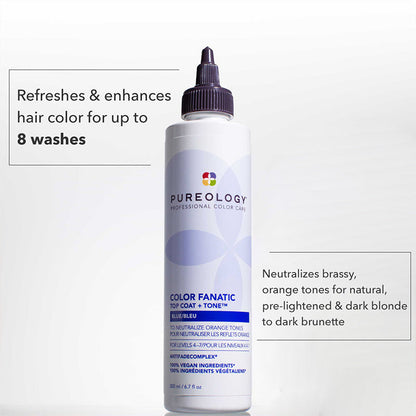 Pureology Color Fanatic Top Coat and Tone Blue 200ml