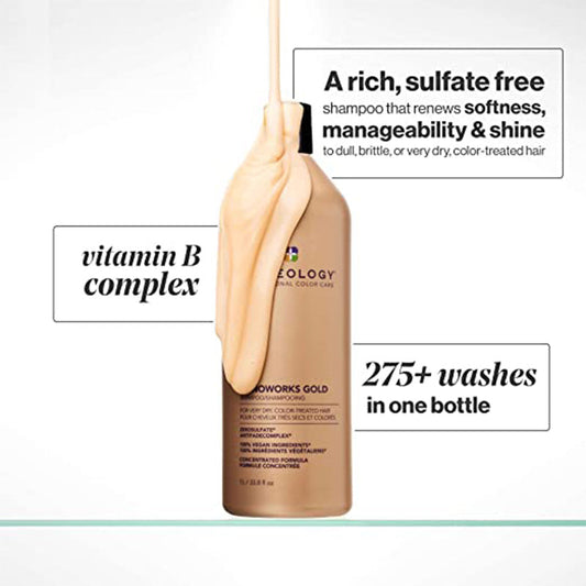 Pureology Nanoworks Gold Shampoo 1000ml