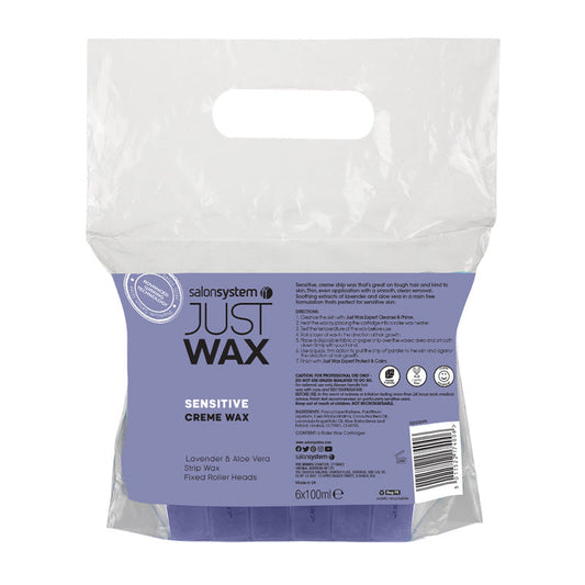 Just Wax Sensitive Roller Wax 100ml x 6