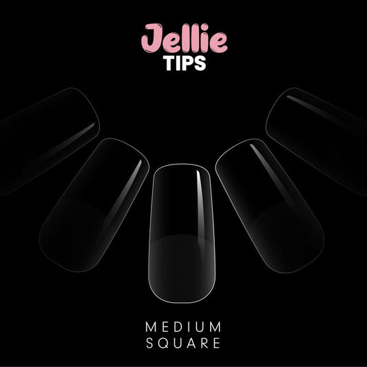 Halo Jellie Medium Square Sizes 0-11 Nail Tips x 480