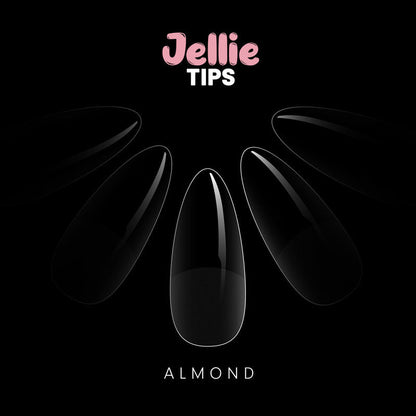 Halo Jellie Almond Sizes 0-11 Nail Tips x 120