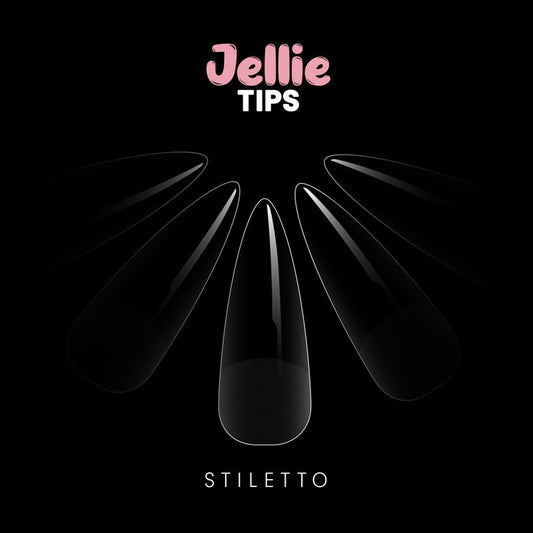 Halo Jellie Stiletto Sizes 0-11 Nail Tips x 120