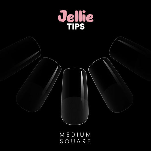 Halo Jellie Medium Square Sizes 0-11 Nail Tips x 120