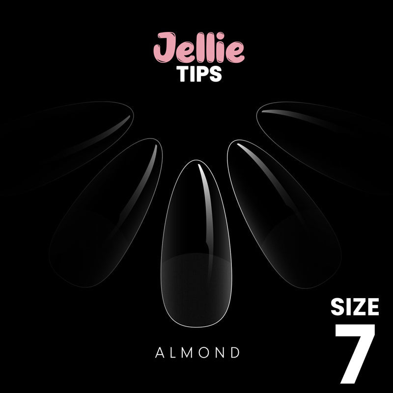 Halo Jellie Almond Size 7 Nail Tips x 50