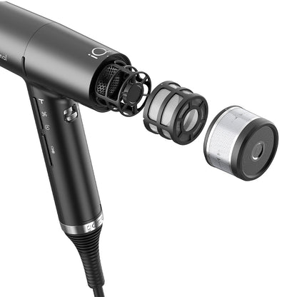 GA.MA iQ3 Perfetto Smart Hairdryer Black