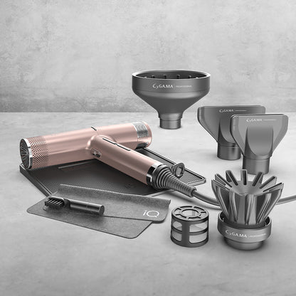 GA.MA iQ3 Perfetto Smart Hairdryer Rose Gold