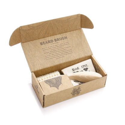 Kent Wooden Right Handed Beard Brush