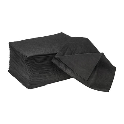 Hair Tools Disposable Salon Towels Black Pack of 50