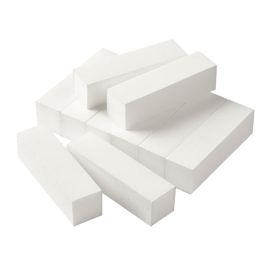 The Edge Standard White Sanding Block 100/100 4 sided 10pk