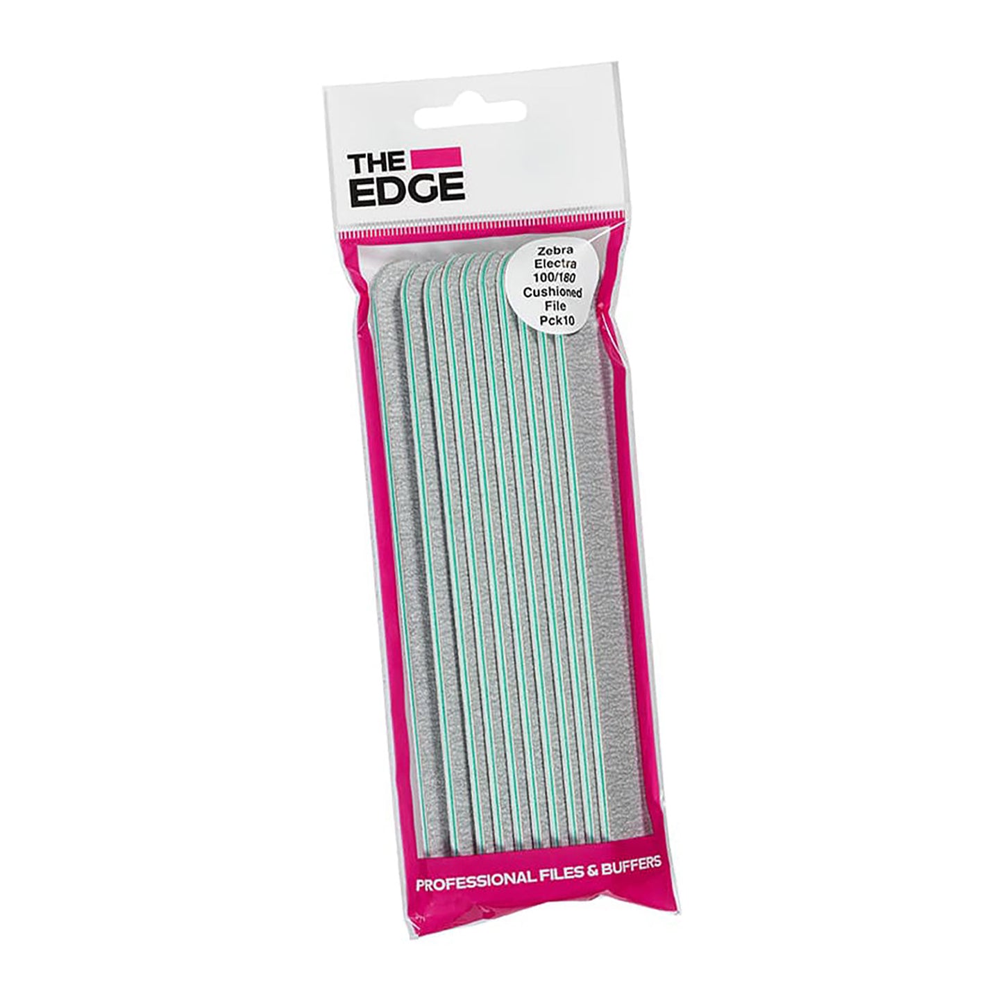 The Edge Zebra Electra File 100/180 Grit 10pk
