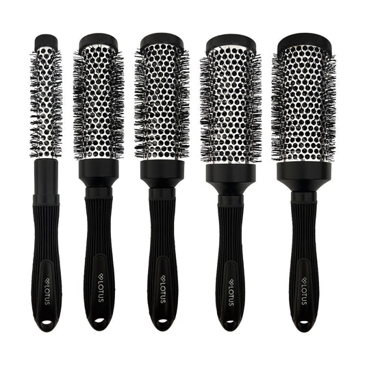 Lotus Heat Retaining Radial Brush Set x 5