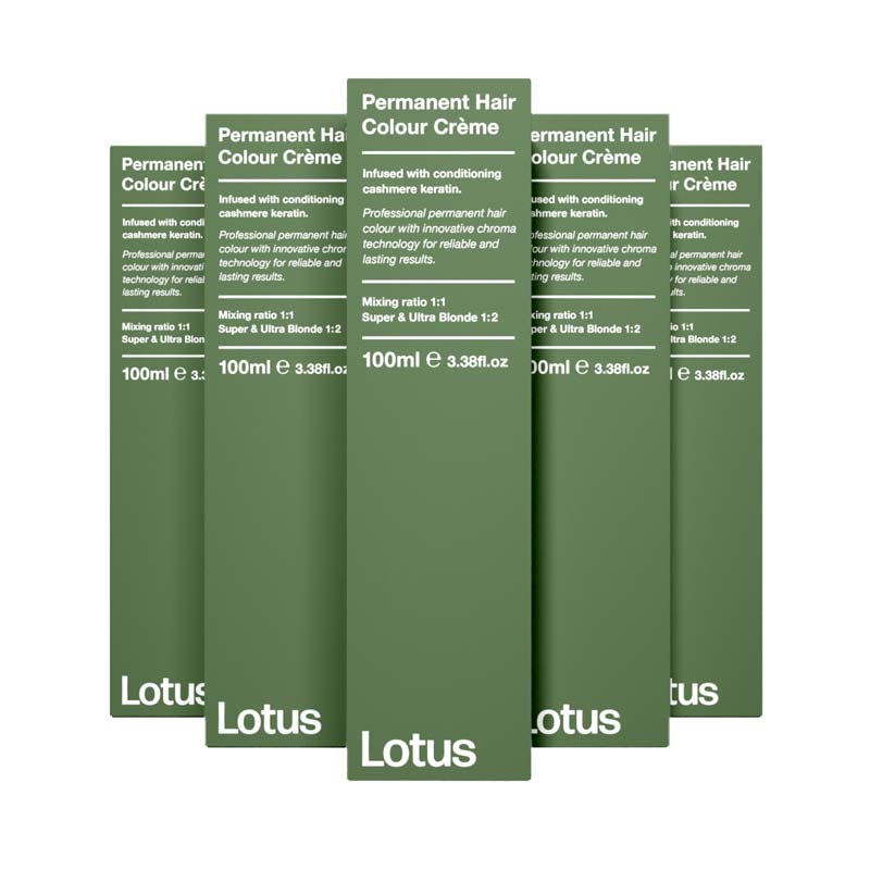 Lotus 5.0 Light Brown 100ml Permanent Hair Colour Creme