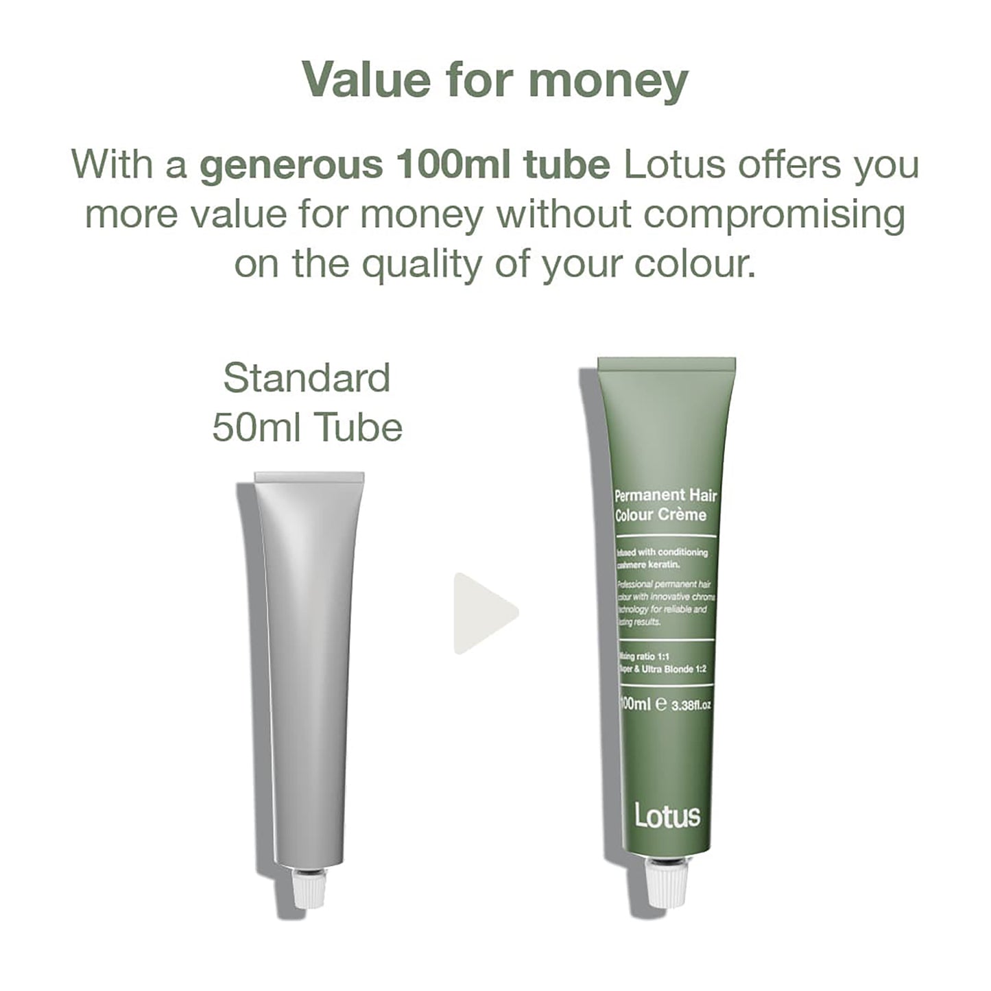 Lotus 5.0 Light Brown 100ml Permanent Hair Colour Creme