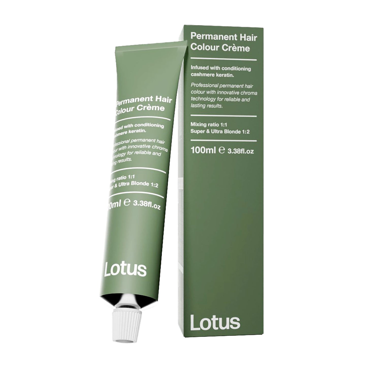 Lotus 6.1 Dark Natural Ash Blonde 100ml Permanent Hair Colour Creme