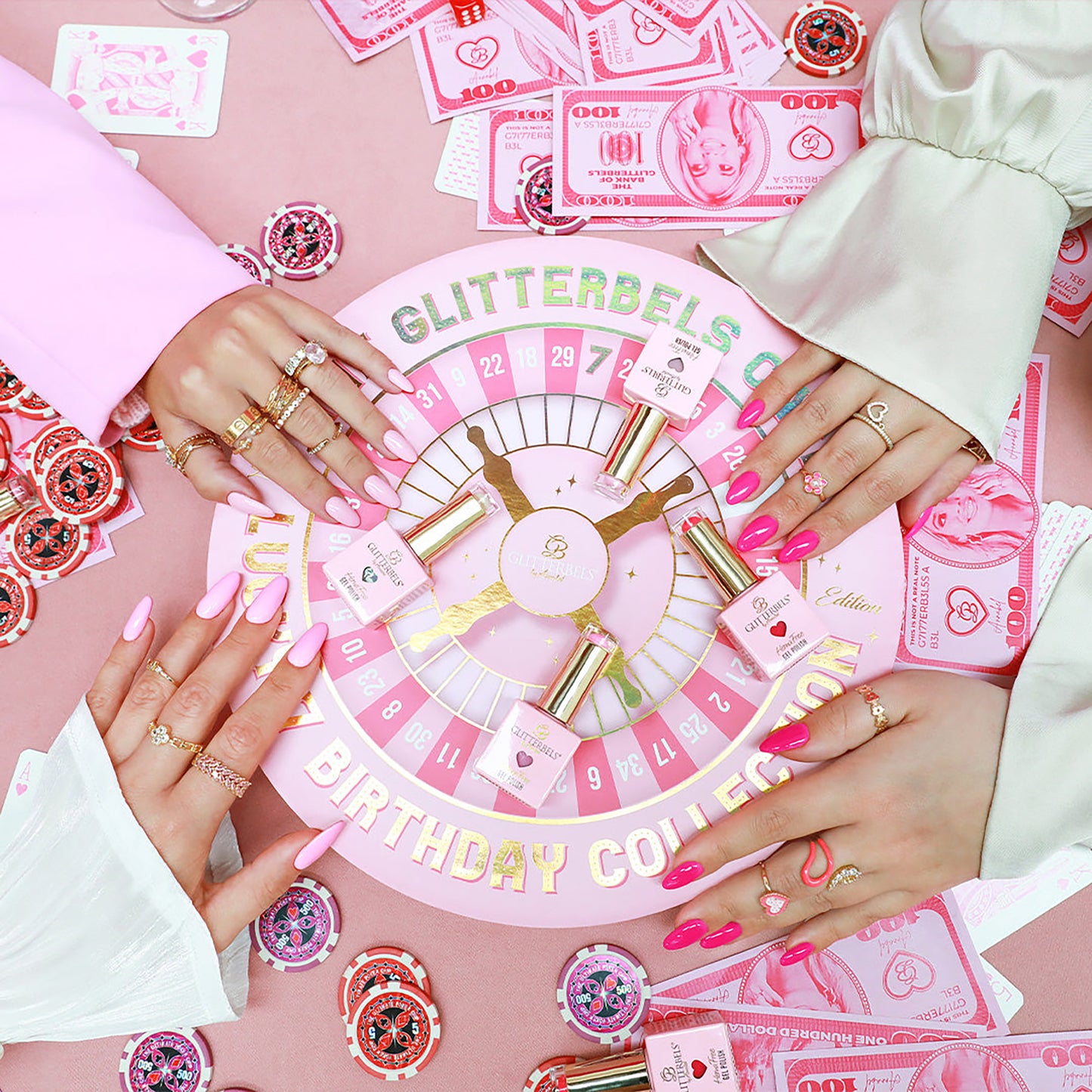 Glitterbels Hema Free Gel Polish The Lucky 7 Birthday Collection