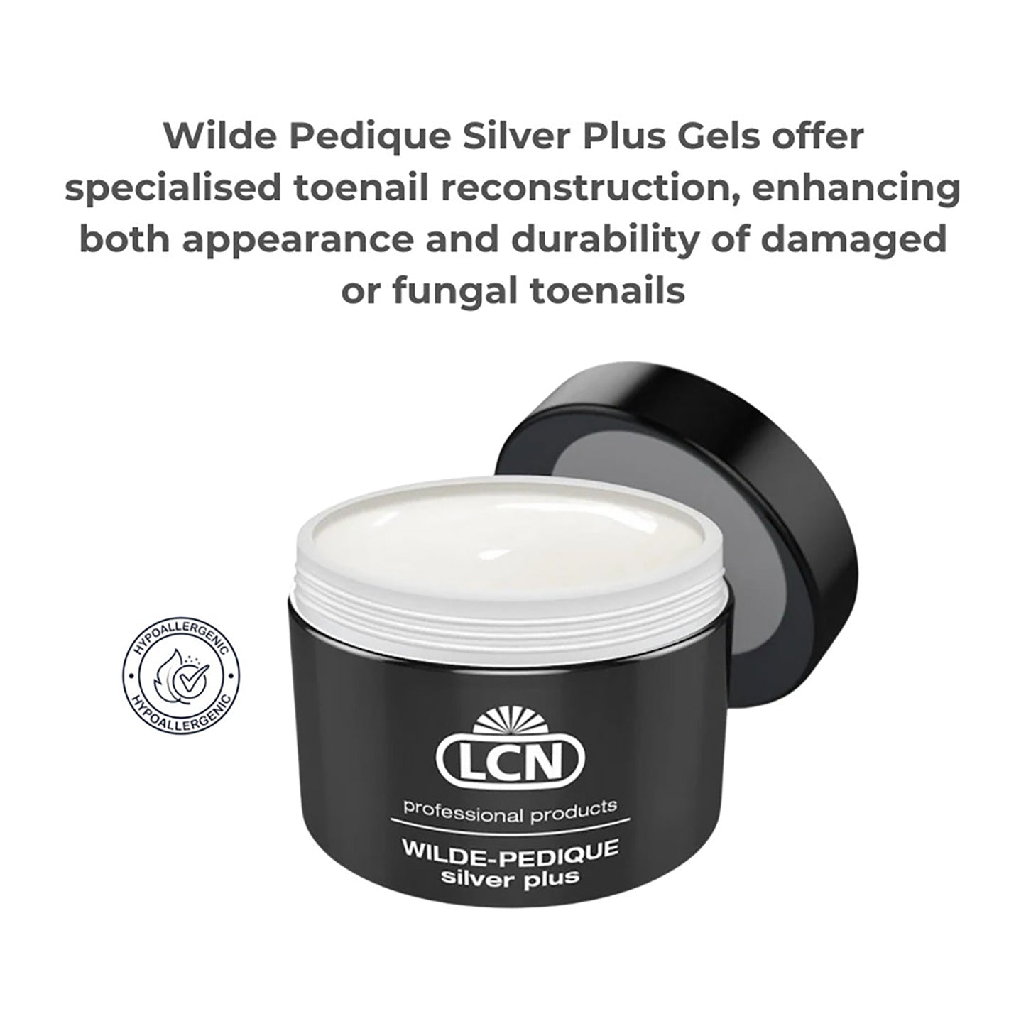 LCN Wilde Pedique Silver Plus Pink 10ml