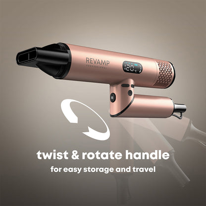 REVAMP Dynamic Radiance X Shine Digital Intelligent Ionic Hair Dryer