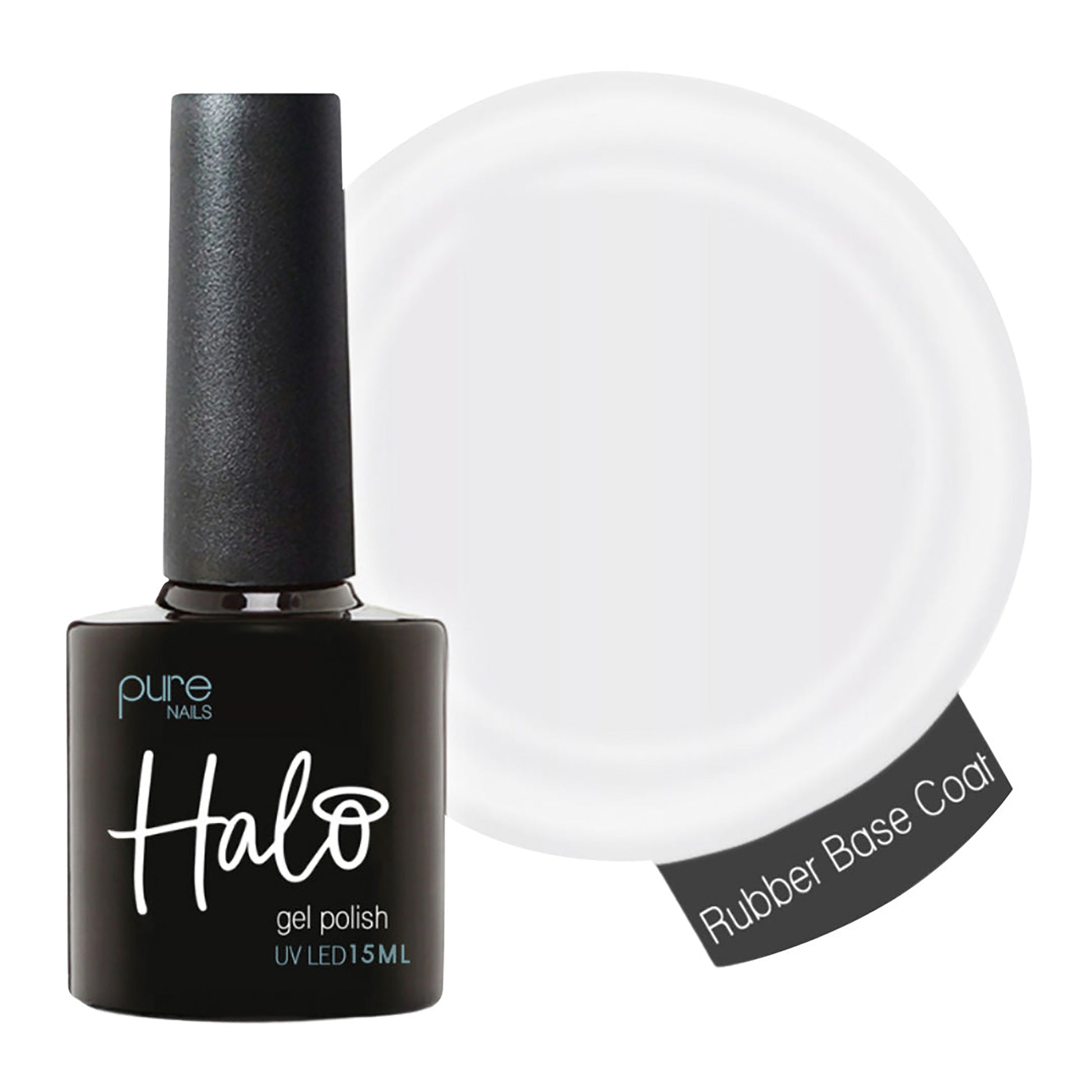 Halo Hema Free Gel Polish Rubber Base Coat 15ml