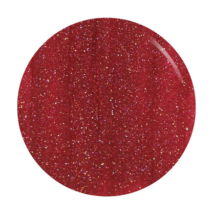 The Edge The Rustic Red Glitter Gel Polish 8ml