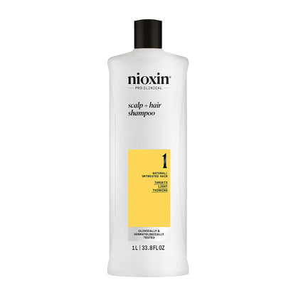 Nioxin Scalp + Hair System 1 Shampoo 1000ml