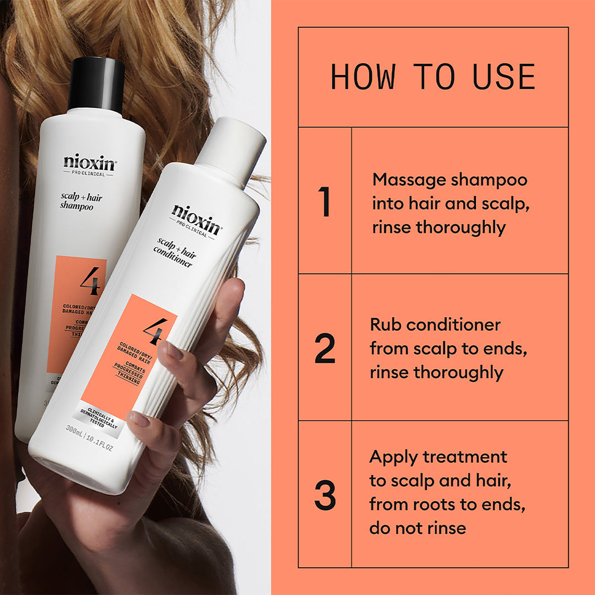 Nioxin Scalp + Hair System 4 Shampoo 1000ml