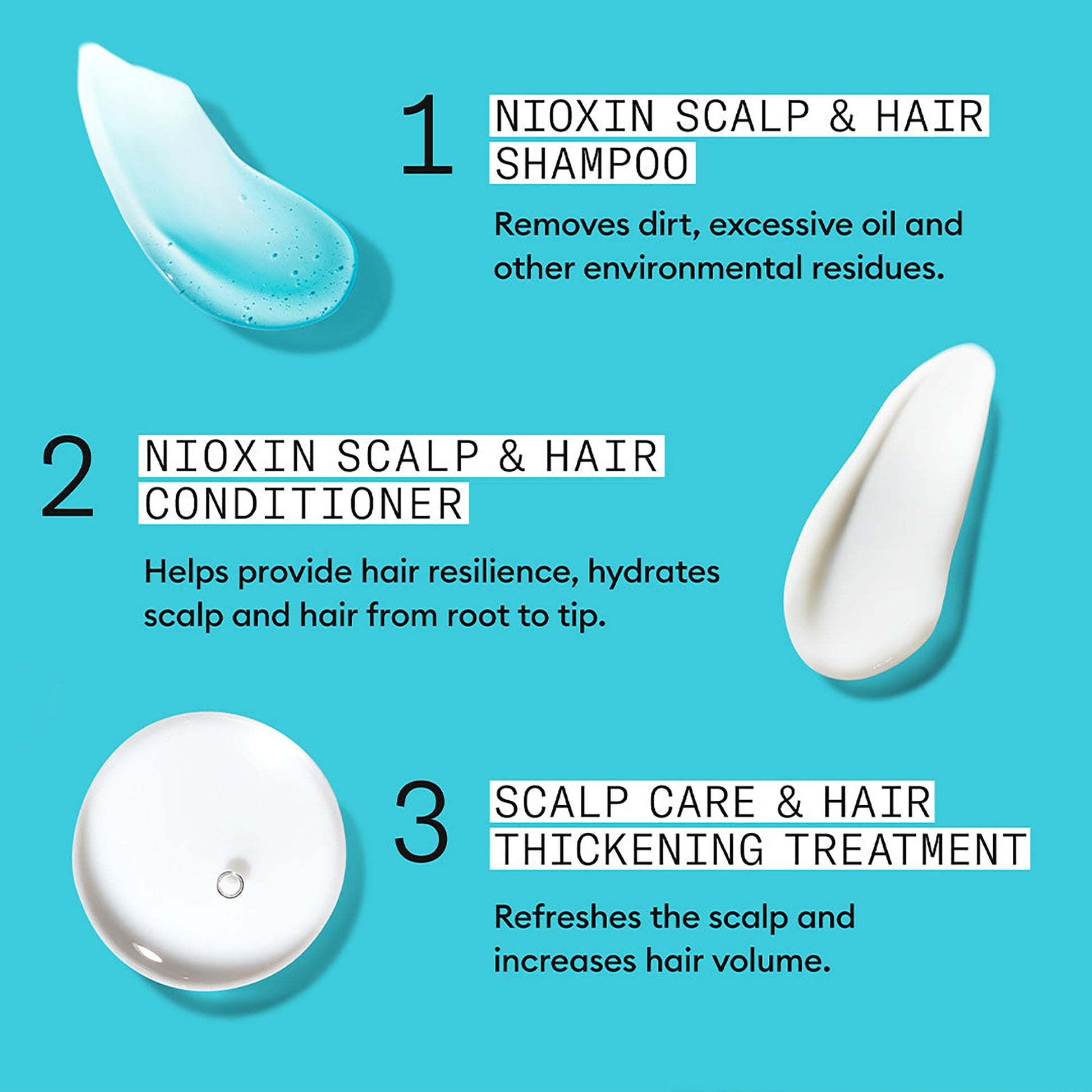 Nioxin Scalp + Hair System 3 Shampoo 300ml