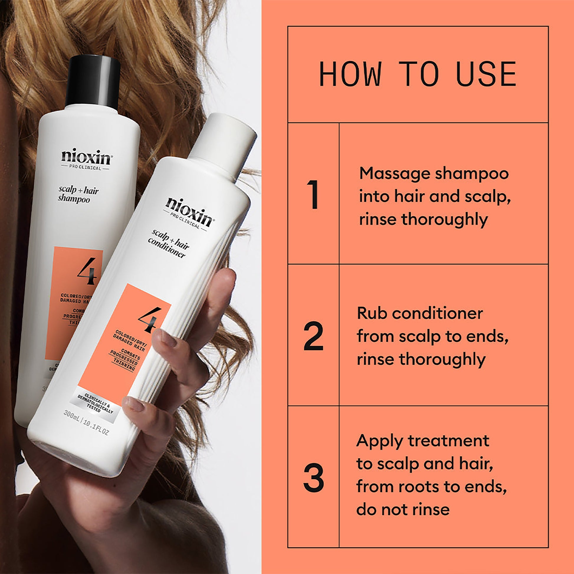 Nioxin Scalp + Hair System 4 Shampoo 300ml