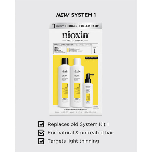 Nioxin Scalp + Hair System 1 Trial Kit