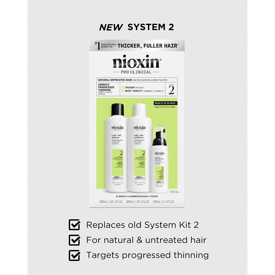 Nioxin Scalp + Hair System 2 Trial Kit