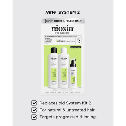 Nioxin Scalp + Hair System 2 Trial Kit