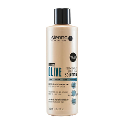 Sienna X Express 1Hr Olive Solution 250ml