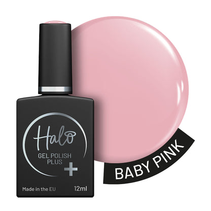 Halo Hema Free Gel Polish Plus Baby Pink 12ml