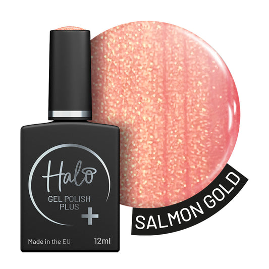 Halo Hema Free Gel Polish Plus Salmon Gold 12ml