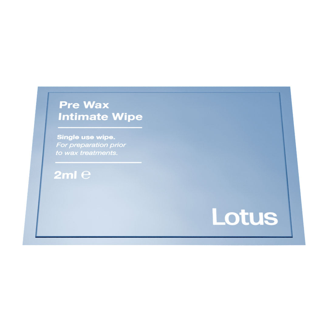 Lotus Pre Wax Intimate Wipe Sachet 2ml
