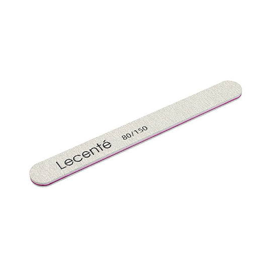 Lecente Straight 80/150 Nail File x 1