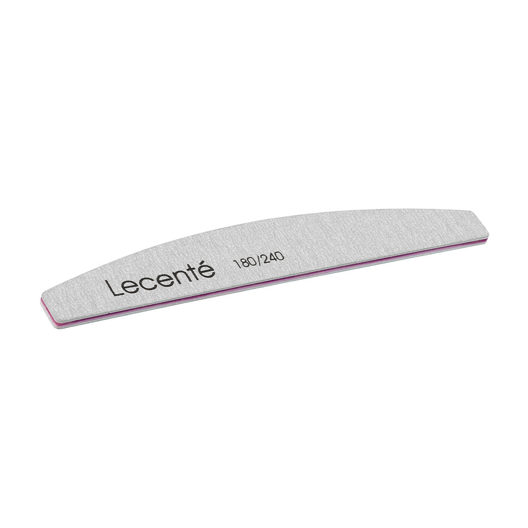 Lecente Half Moon 180/240 Nail File x 1