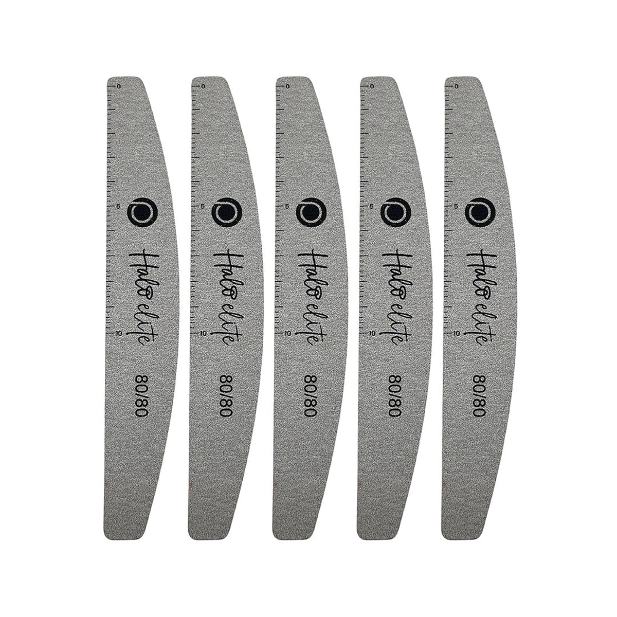 Halo Elite Half-Moon Zebra Files 80/80 5 Pack