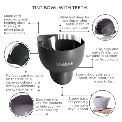 Hello Bleach Deep Tint Bowl With Teeth Ivory