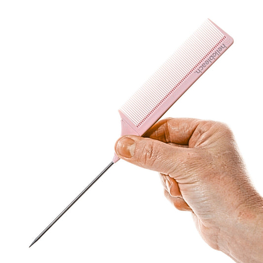Hello Bleach Tail Comb with Stainless Steel Tip Bby Pink