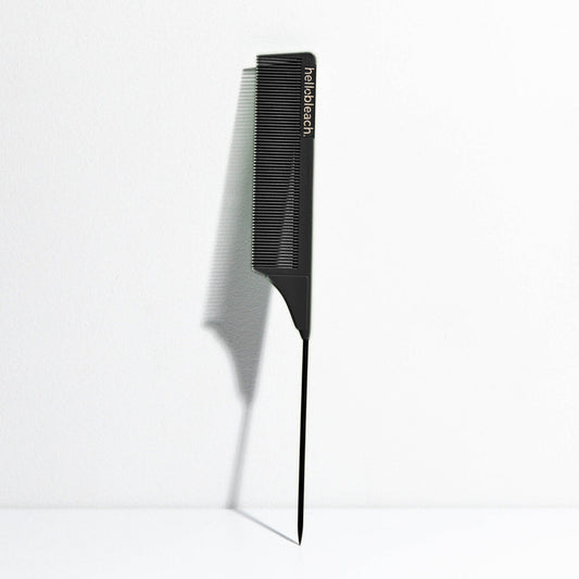 Hello Bleach Tail Comb with Stainless Steel Tip Stone
