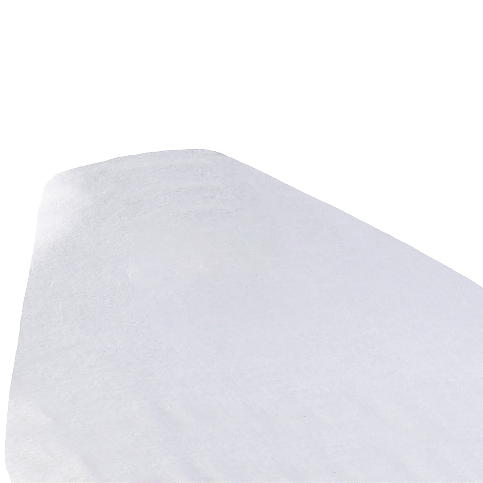 Towelling Couch Cover No Face Hole White