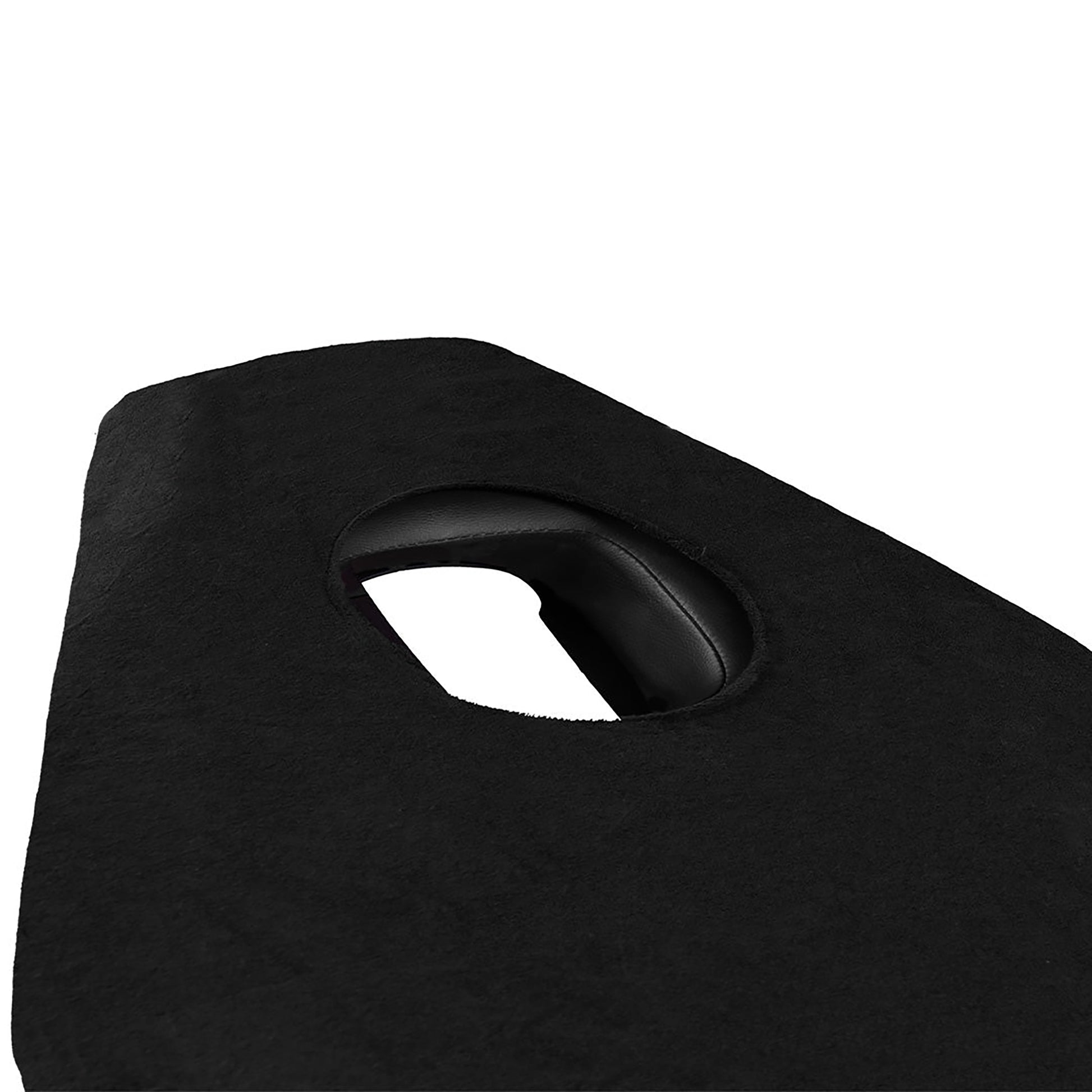 Towelling Couch Cover With Face Hole Black