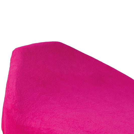 Towelling Couch Cover No Face  Pink