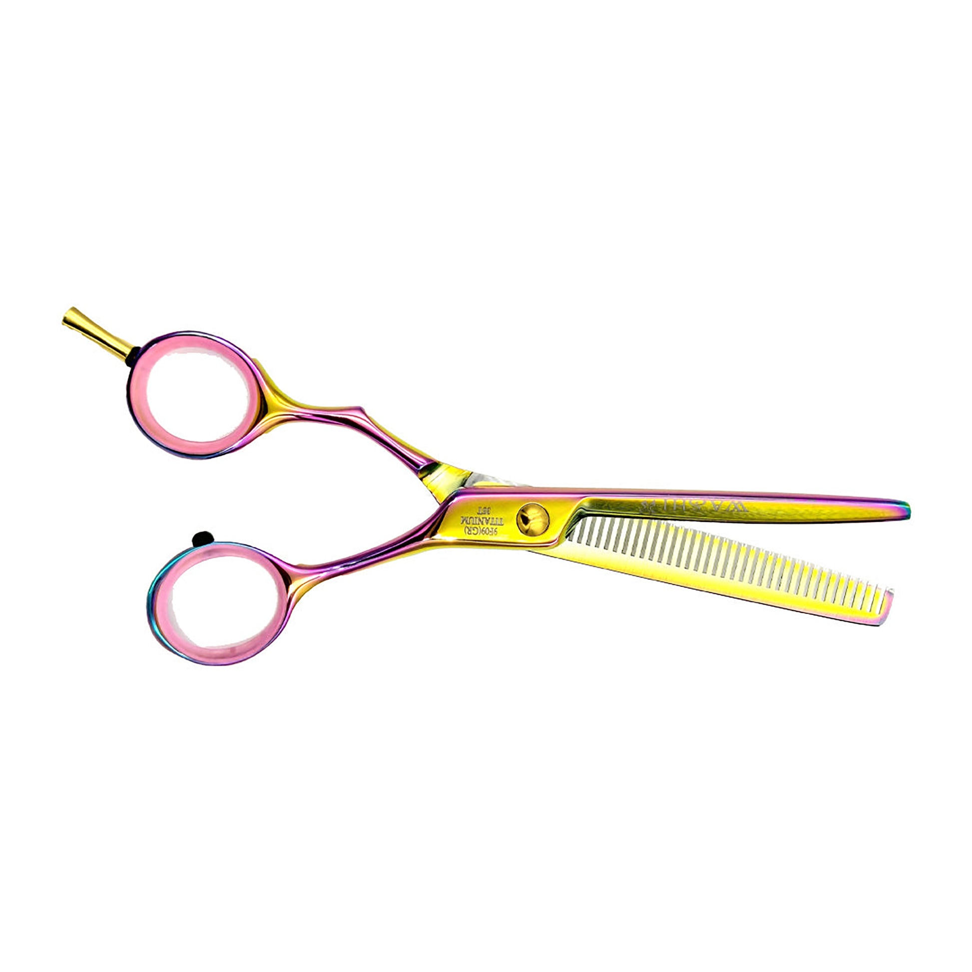 Washi 5.5" Gold Rainbow Titanium Scissor Set
