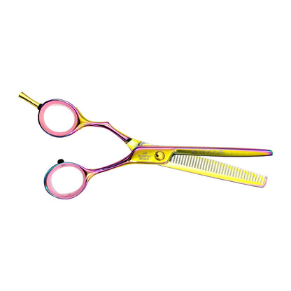Washi 5.5" Gold Rainbow Titanium Scissor Set